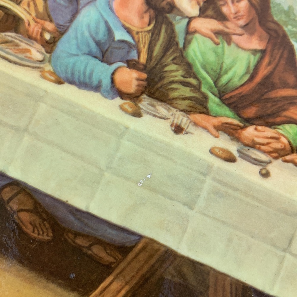 Last supper real wood wall art - Picture 8 of 11
